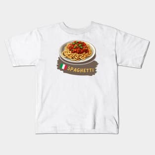 Spaghetti | Italian cuisine | Traditional Food Kids T-Shirt